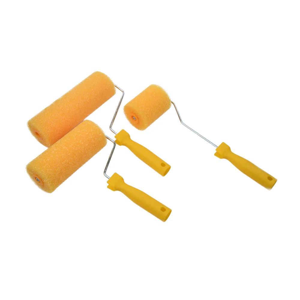 Professional high density polyurethane Texture Sponge Paint Roller Texture Foam Roller For Home Wall Painting