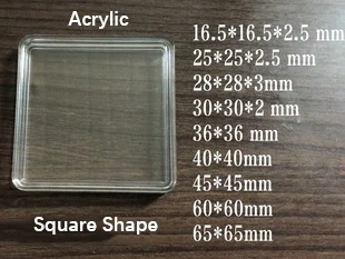 In Stock High Quality Transparent Rectangle Clear Acrylic Gold Silver Bar Case Slab Coin Capsules for Coin Silver Bar Collection