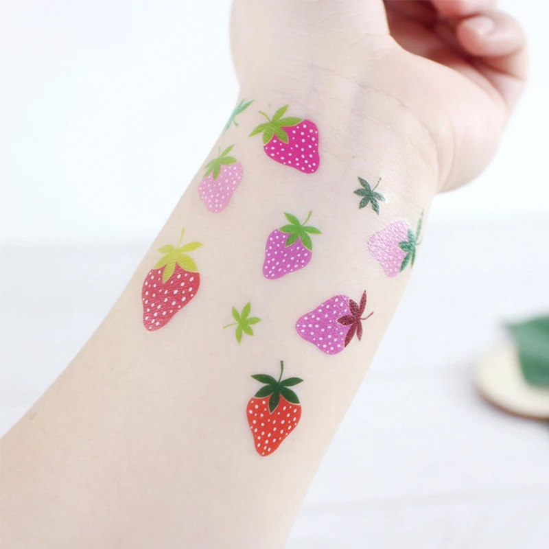 Make Your Own Logo Artwork Design Custom  Wholesale non-toxic Temporary Sticker Tattoos