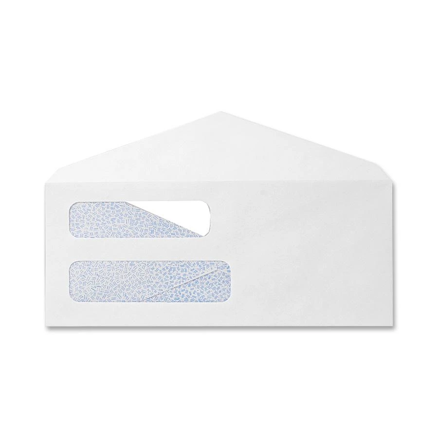 24lb white kraft paper envelope with pvc window