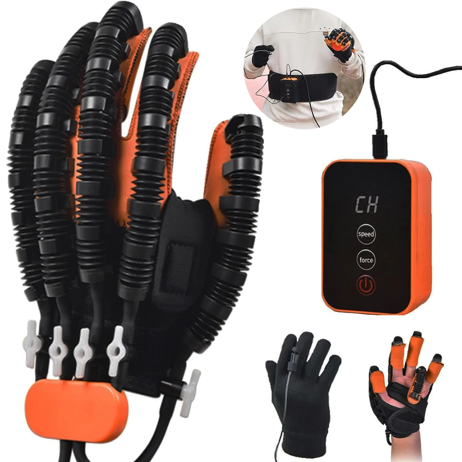 Factory Wholesale Hand Rehabilitation Robot Gloves Finger Training Recovery Gloves Rehabilitation Equipment for Stroke Patient