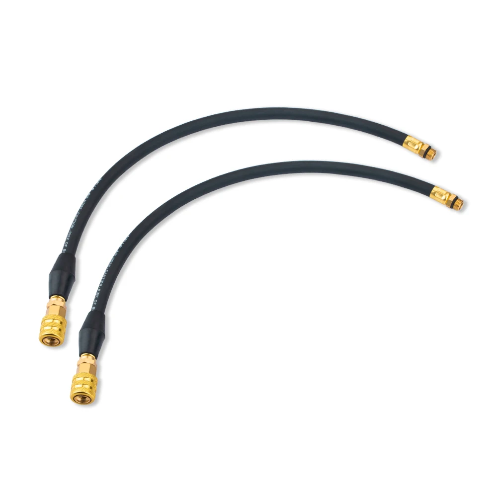
AH02 Hybrid Tire Inflators Hose 1/4' NPT Male Thread Car Inflation Air Hose with Brass Air Chuck 