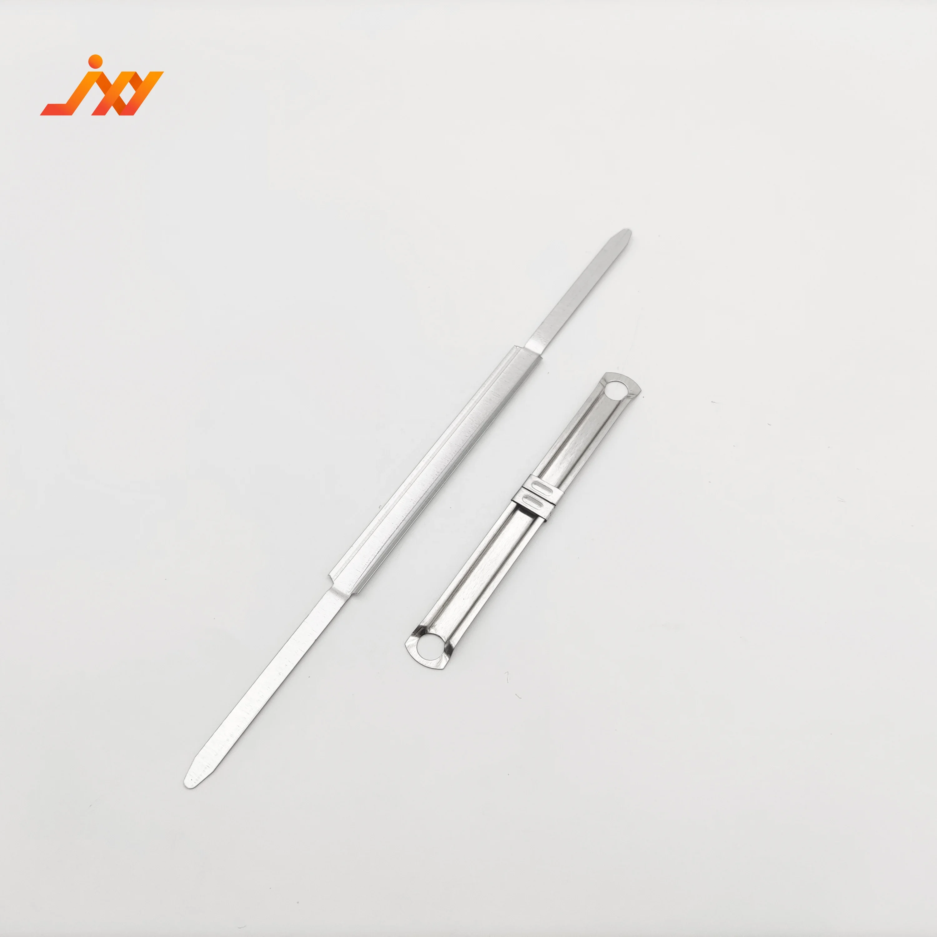 Metal Fastener Straight Strip And Compressor 8cm Binder Clip Silver Metal Paper File Folder Fastener clip