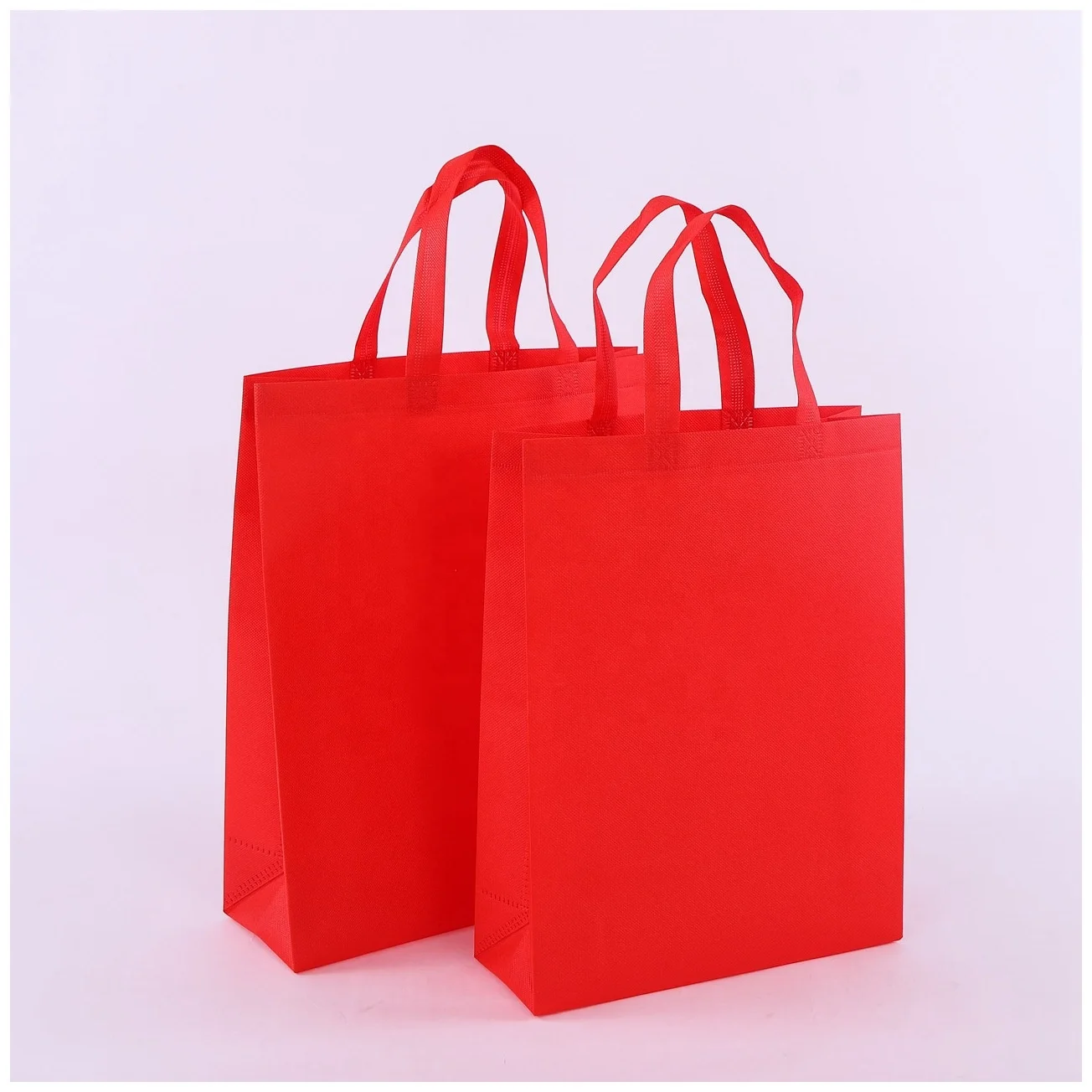 
Non Woven Shopping Bags Custom Style Industrial Surface Packing Pcs Plastic Printing Handle Worker Accept Feature Hand Security 