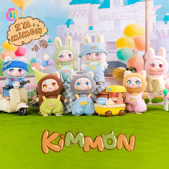 Popular Blind Box Kimmon Stuffed Plush Toy V6 I am mimon Cartoon Doll Bag Pendant Keychain birthday present Mystery Box for gift