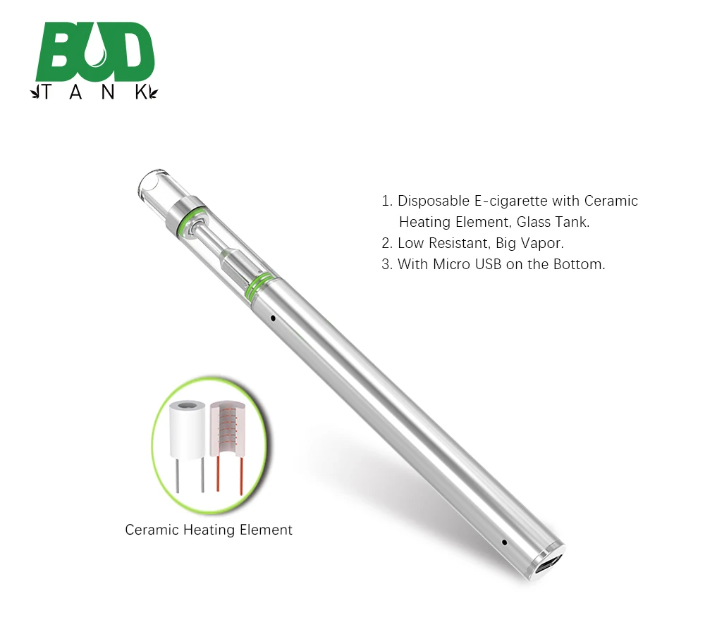 
New Arrival Hot Ceramic Vape .5ml CBD Oil e Cigarette 