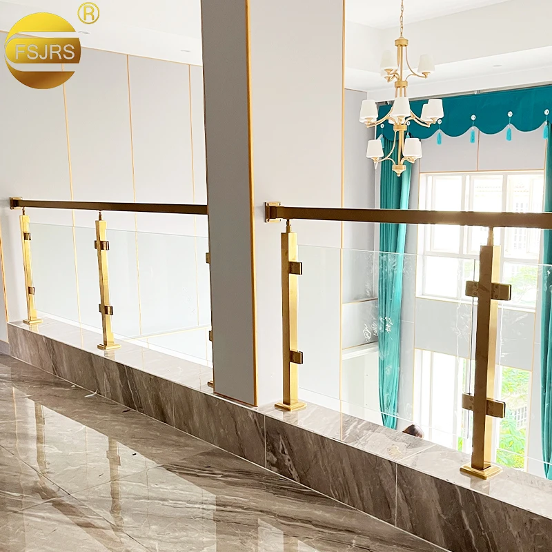 Luxurious Gold Railing Gold Brass Metal Railings Gold Stair Railing Design