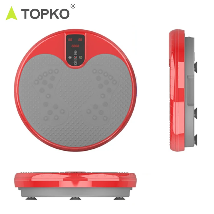TOPKO новая круглая профессиональная вибрационная пластина для фитнеса бодибилдинга