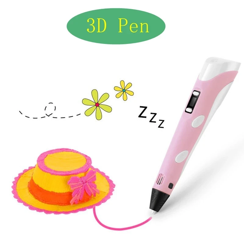 Education Toys Drawing Printing 3D Pen With LED Display For Christmas Gift