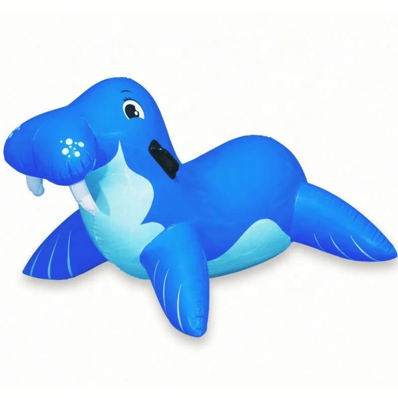 Надувная плавающая игрушка Walrus для верховой езды надувной водитель бассейна