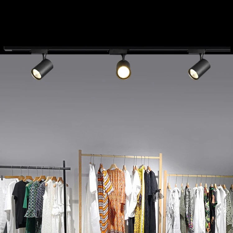 Ushine Indoor Modern Aluminum Track Lamp 12W 20W 30W 40W Magnetic Linear COB LED Track Light