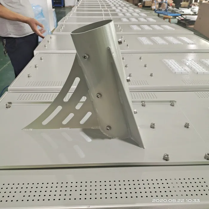 Complete set integrated 90W 100W led solar street light all in one solar street light factory price