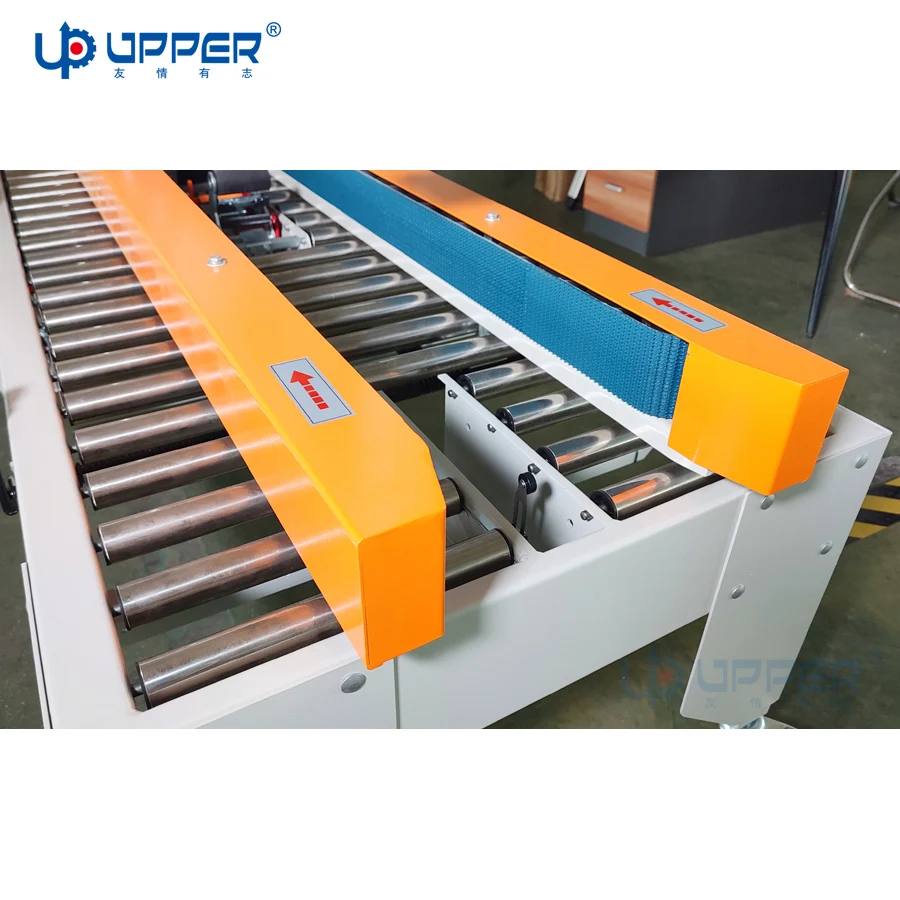 Top Bottom Tape Automatic Case Sealer UPPER Auto Box Carton Sealing Machine cookies chocolate food carton case sealer