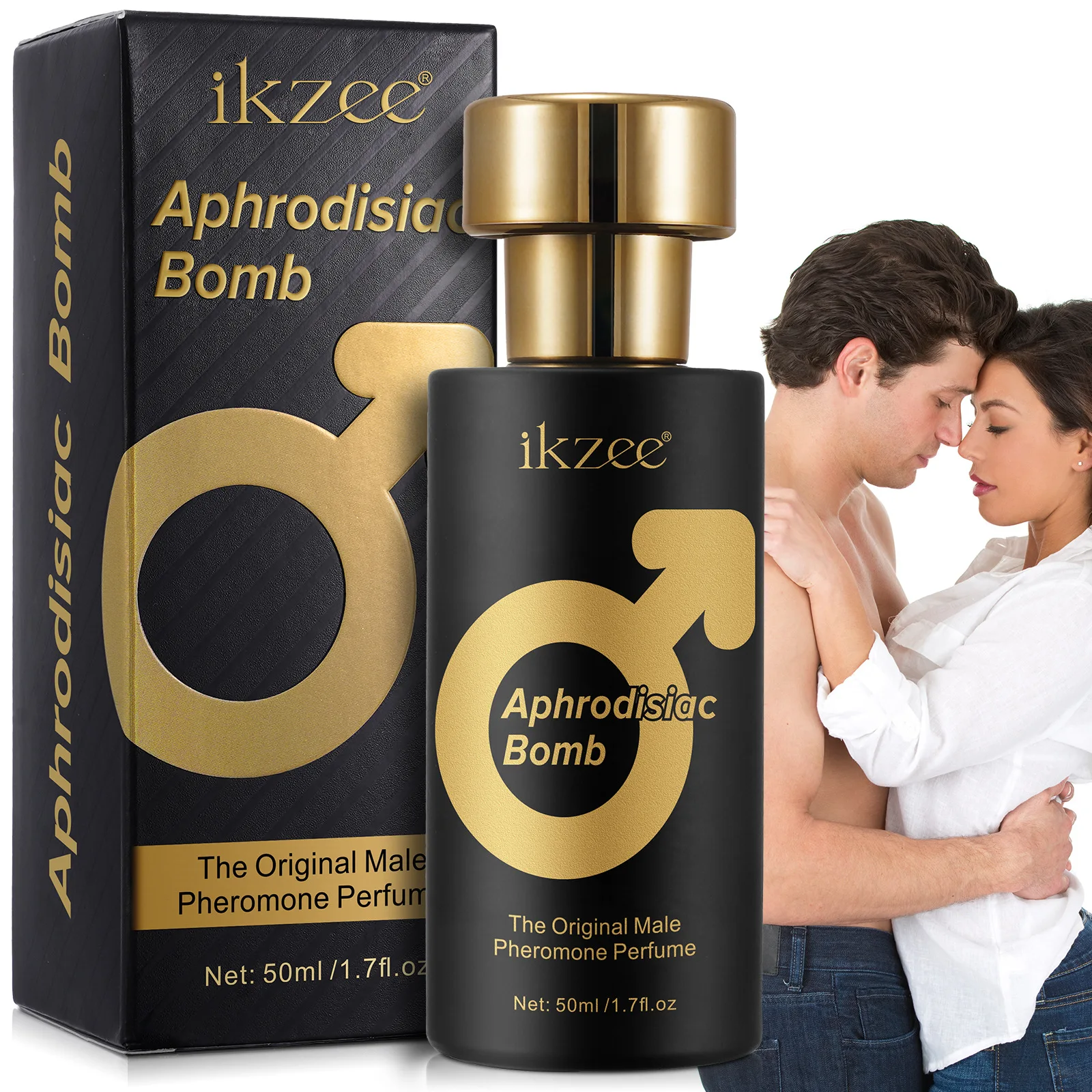 ikzee Wholesale Custom Long Lasting Aphrodisiac Pheromone Attractive Spray Unisex Perfume with Pheromone