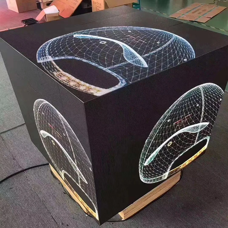 Новый RGB со светодиодной подсветкой и высокой четкостью изображения экрана/6-стронние кубики светодиодный видео