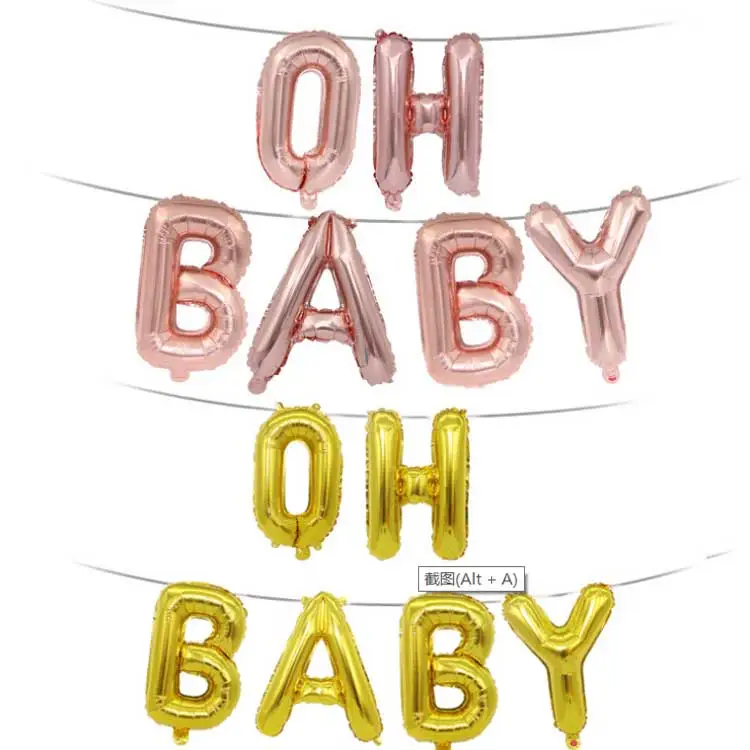 16 inch A-Z foil letter balloons party helium decoration foil globos arch kit garland