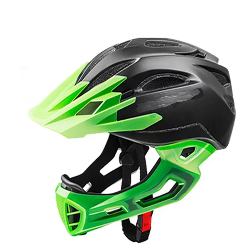 New Design Kids Pro Helmet Mountain Bike Road Full Face Protection and Adjustable skating riding safety protective helmet