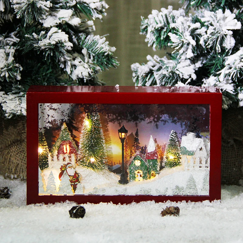 Christmas Ornaments Home Decoration Ceramic Led And Country Gifts And Craft For Decoration