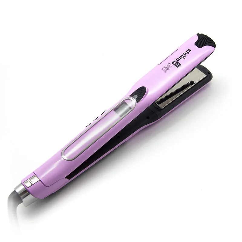 Wholesale Professional High Quality 230 Degree LCD Display Steampo Portable Steam Hair Straightener For Salon Family Use