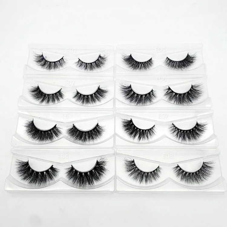 
wholesale mink eyelash 3d eyelashes natural long mink eyelash vendors with your own label 