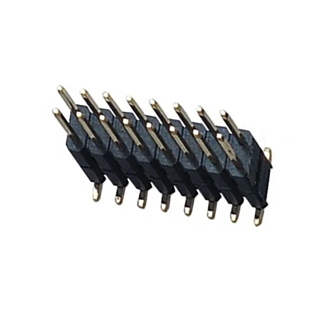 H2.0  Dual Plastic Single Row Right angle Type  Pin Header 2.0 Pin Header