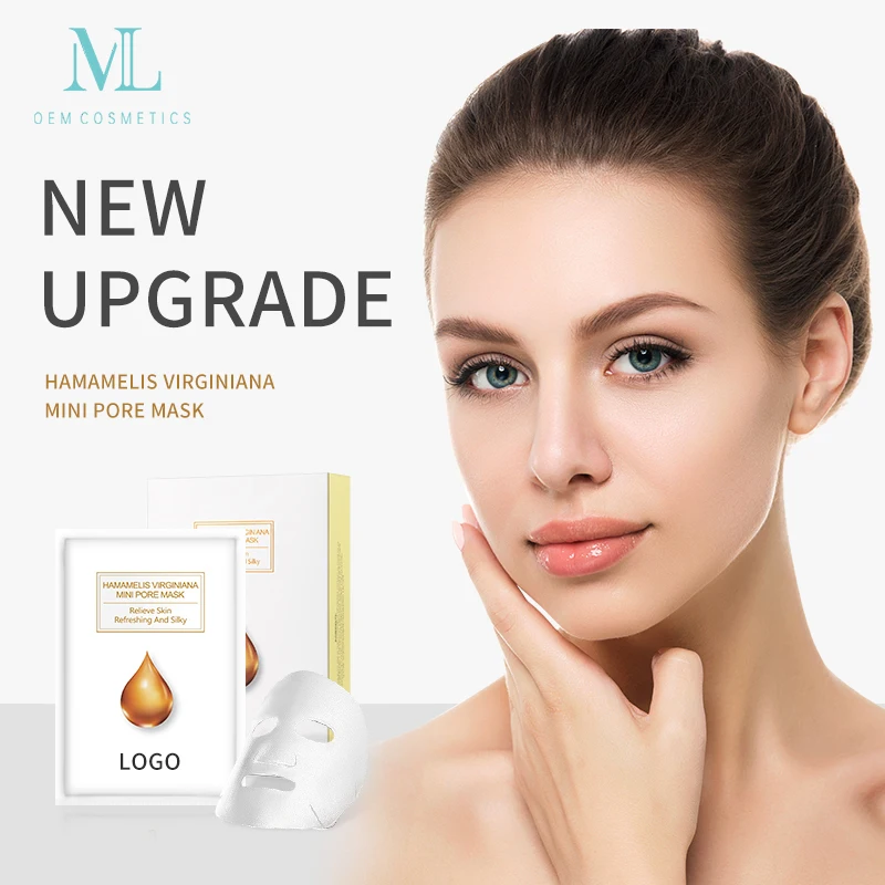 OEM Skin Care Factory Hydrating Oil Control After Sun Repair Face Cleaning Witch Hazel Sheet Maskes Korean