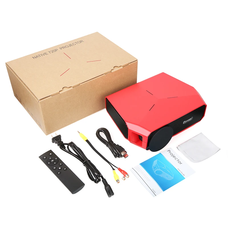  Умный проектор с поддержкой Full HD 4k беспроводной для домашнего кинотеатра Android Wifi BT