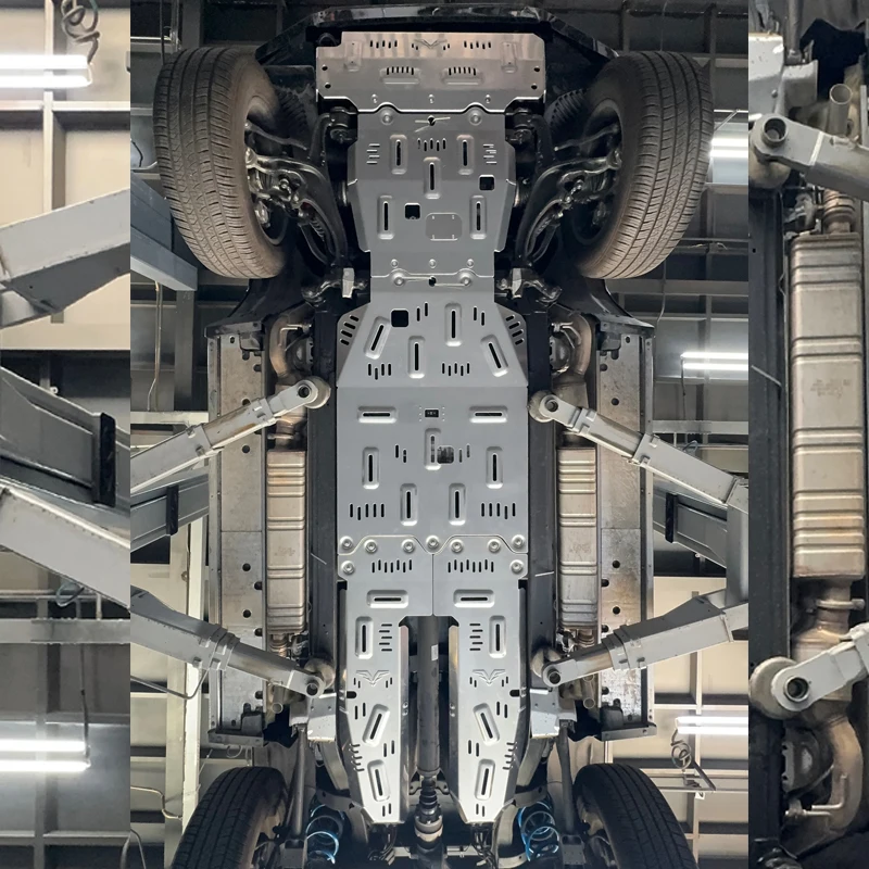 Chassis Guard Plates for Mercedes G Class W464 G63 G500 Universal Car Under Engine Guard Cover 8mm Aluminum Magnesium Alloy