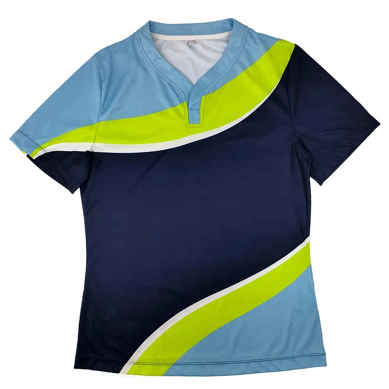 Top quality 100% polyester softball jersey OEM custom sublimation V neck women softball uniforms Athletic Wear Baseball Wear