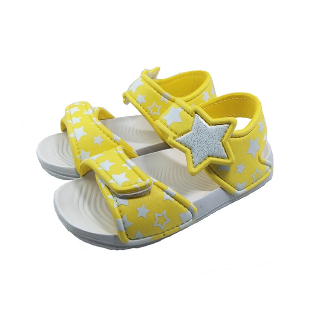Новинка, детская модная Нескользящая и дышащая пляжная обувь с регулировкой в мультяшном стиле, лето 2021