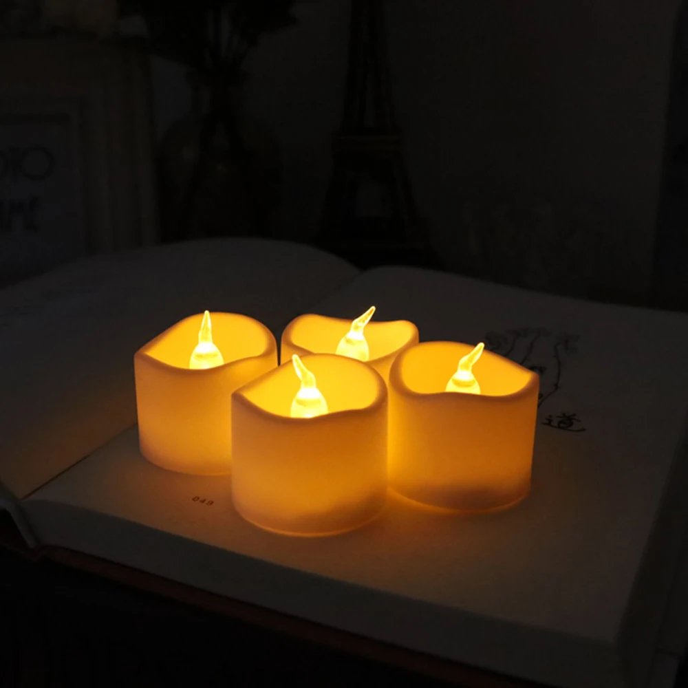 Night Light Simulation Moving Flame Decorative Candles Led Flameless & Flickering Led Candles