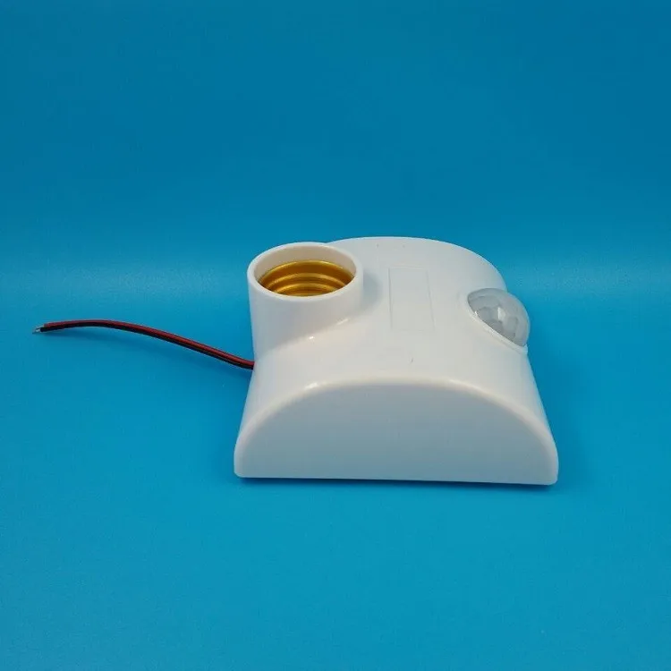 Manufacturer high quality AC90-150V pir sensor motion switch e27 human body induction lamp holder 86mm LED energy conservation