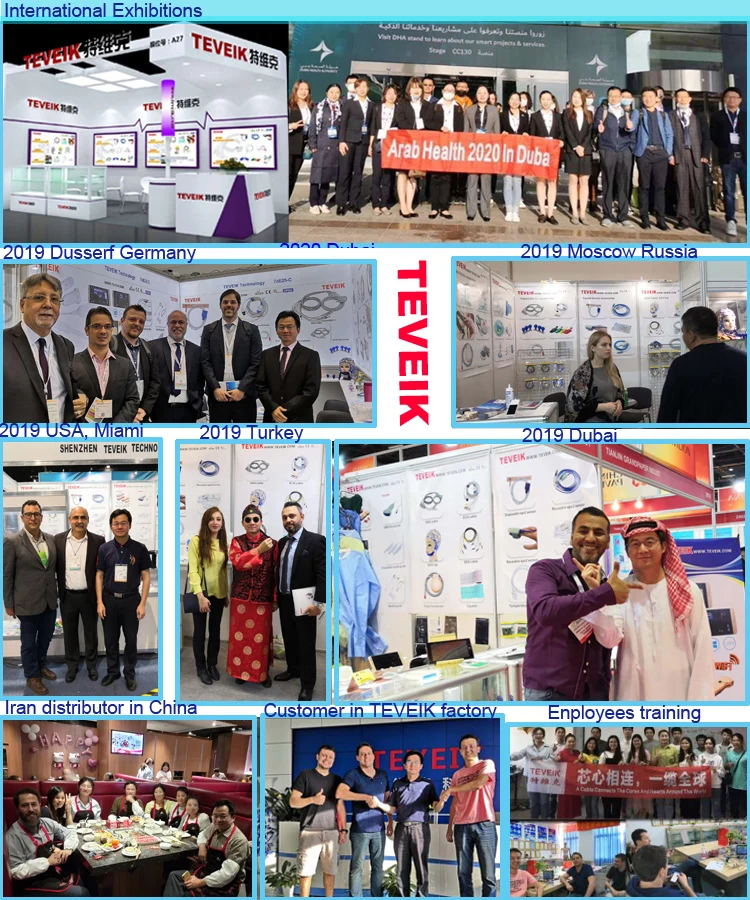 Compatible for SpO2 Sensor DB 7pin to 9pin female Patient SpO2 Adapter cable