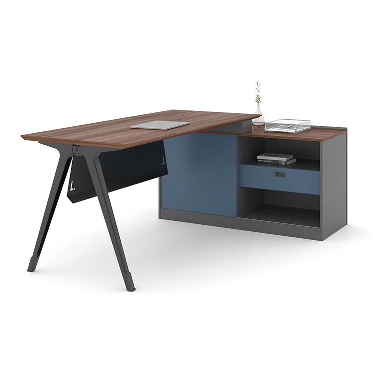 Hot sale  Ceo Manager Boss Modern Office Table Executive Design L Shaped Office Desk For Commercial Office Furniture