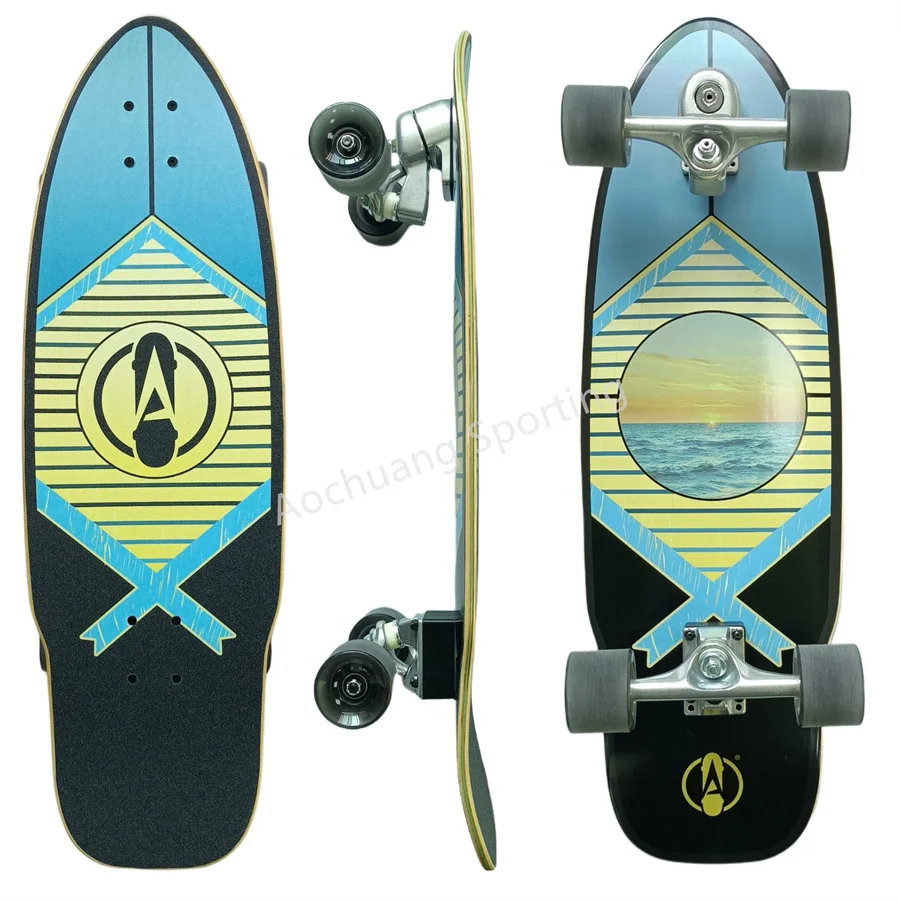 Wholesale Skate Board Professional Custom Surf Skateboard Surfskate