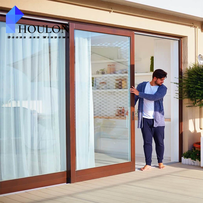 Combination Price Superior Quality Metal Glass Sliding Door Aluminum Modern Sliding Door popular
