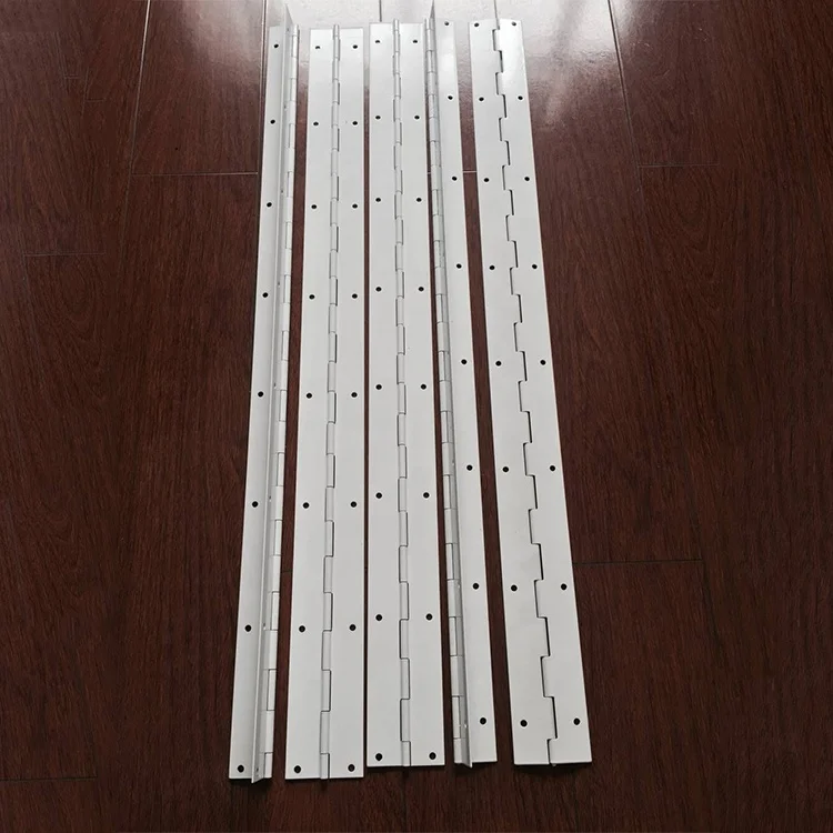 
Professional manufacturers supply steel Powder Coated long continuous custom size white piano Hinge 