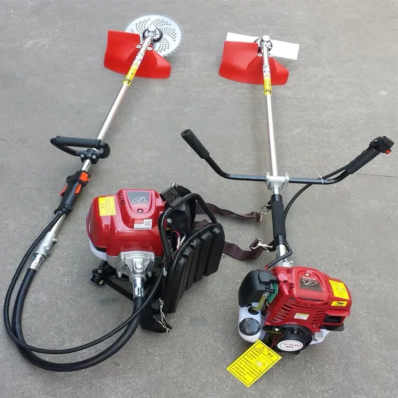BRUSH CUTTER 52CC 43CC Engine Gasoline Power Motorized Oil Palm Cutter Harvester