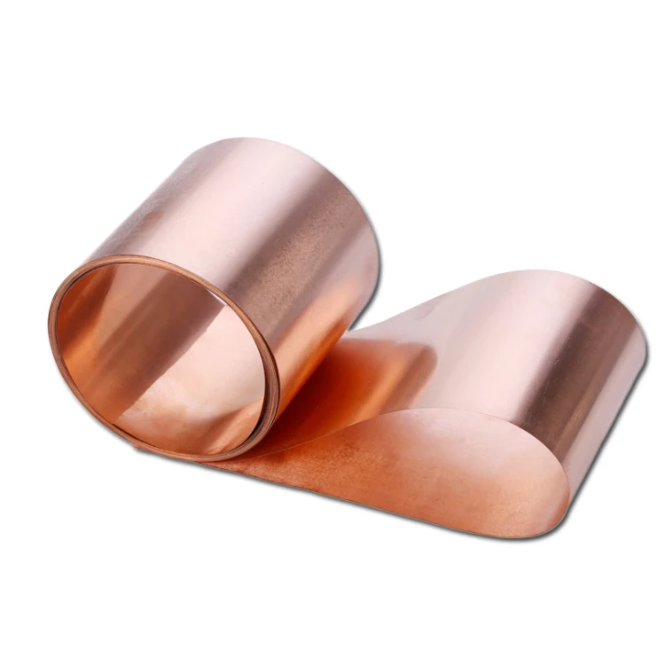 Copper Foil 0.1mm Copper coil Foil For Battery Copper Strip Coil Manufacturer