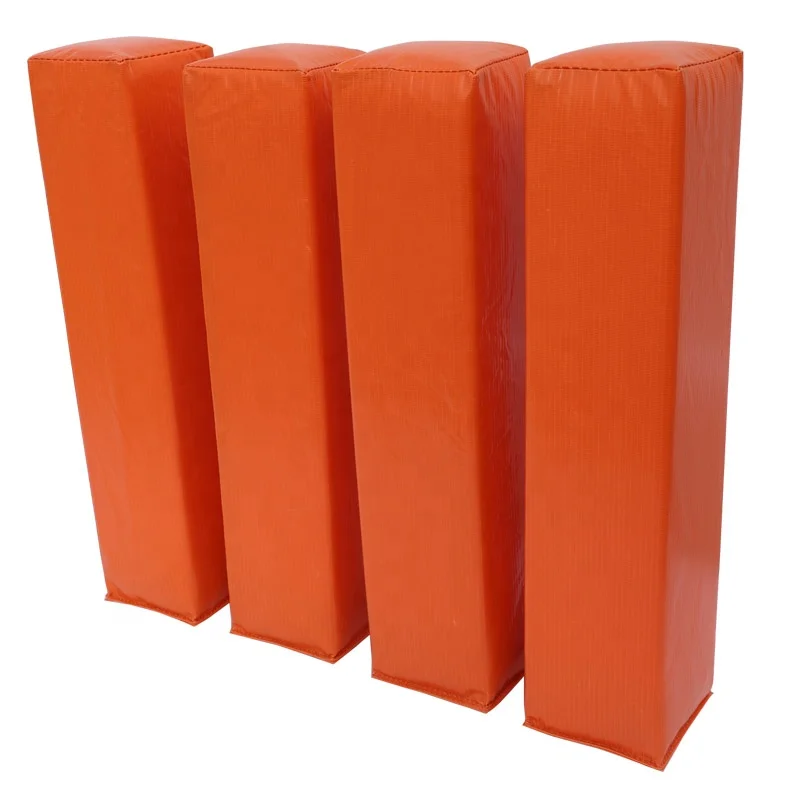 ZONWINXIN factory supply  High Quality Weighted Football Pylons Set of 4 Sand Weighted End Zone Corner Football Pylons
