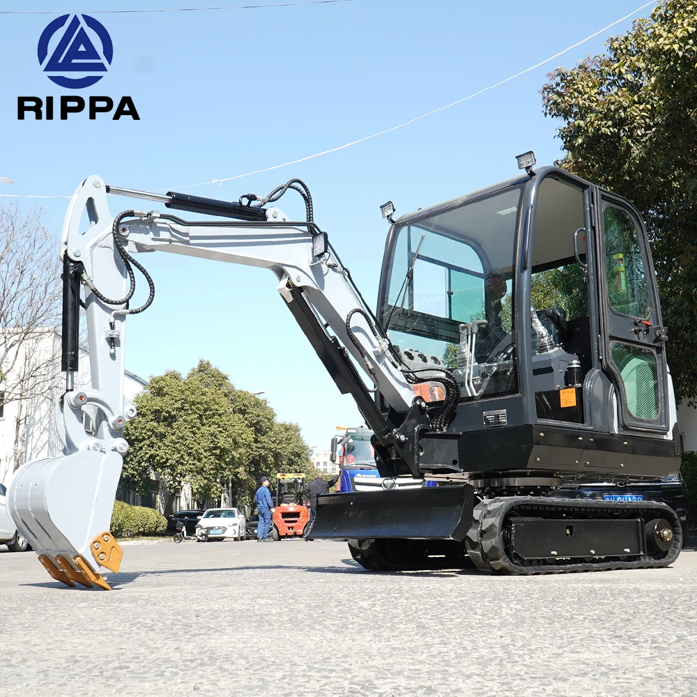 Rippa Earth-moving Machinery Small Mini Bagger Digger Escavator 3ton Crawler Excavator