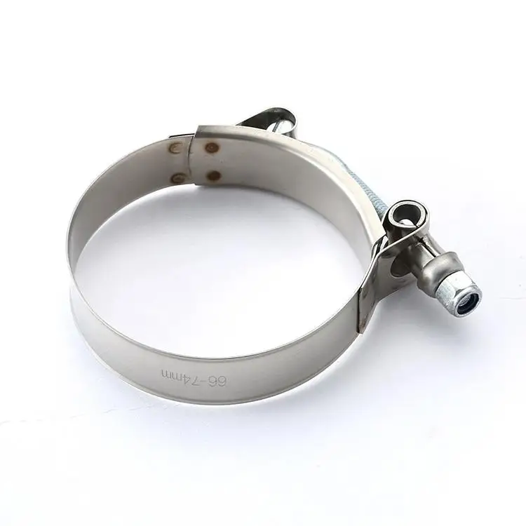 Factory price T Bolts Spring Hose Clamp 304 Stainless Steel All Sizes Constant Tension Pipe Clamp