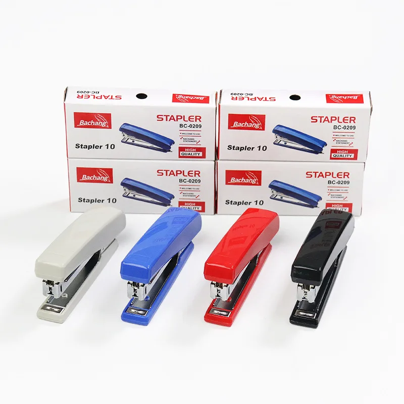 Customized Office Stapler Medium-Sized Labor-Saving Binding Machine Metal Portable Standard Durable Effortless Stapler