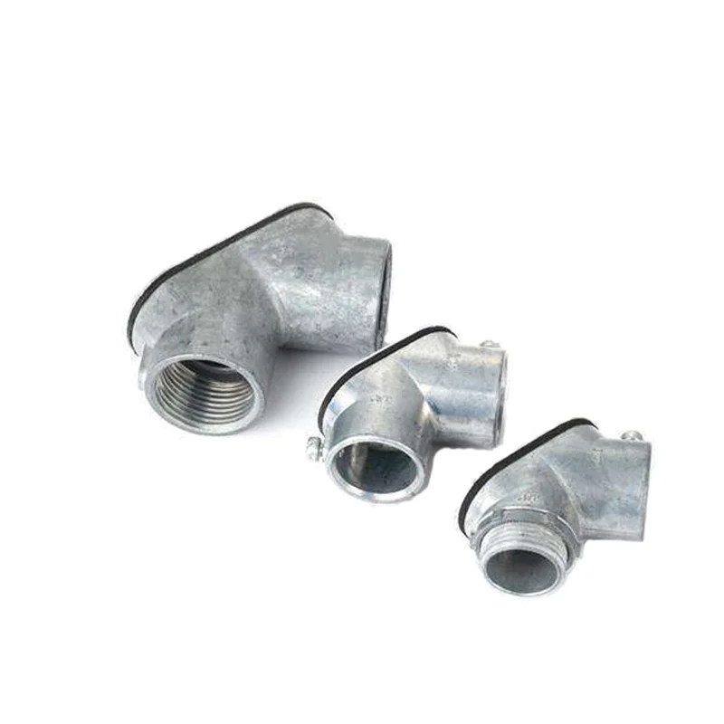 Set Screws Type EMT to Rigid Connector 90 Degree Pull Elbows