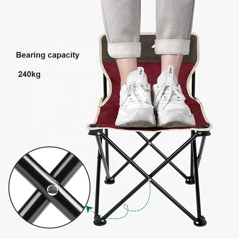 Portable Folding Camping Chair with Cup Holder Modern Design Garden Chair for Outdoor Camping and Hiking