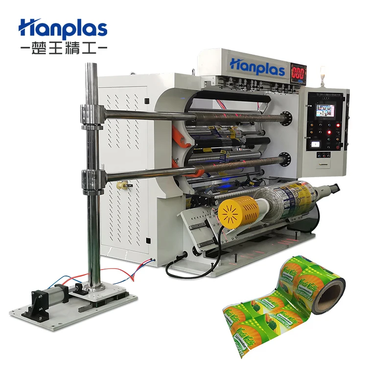 HP-ST400 Automatic Self Adhesive Film Slitter Rewinder Machine