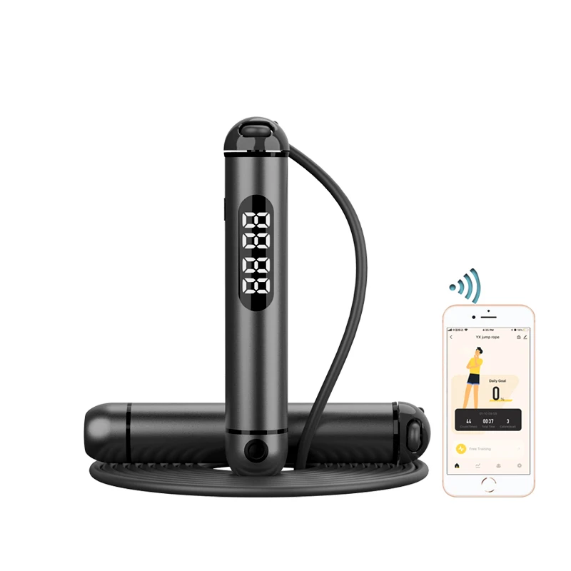 Body exercise wholesale digital cordless jump rope calorie calculator jump rope smart rope
