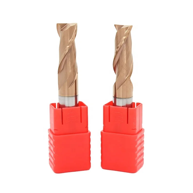 YRN D20x100mm Ferramentas 2 Flute Solid Carbide Milling Cutter HRC55 End Mill