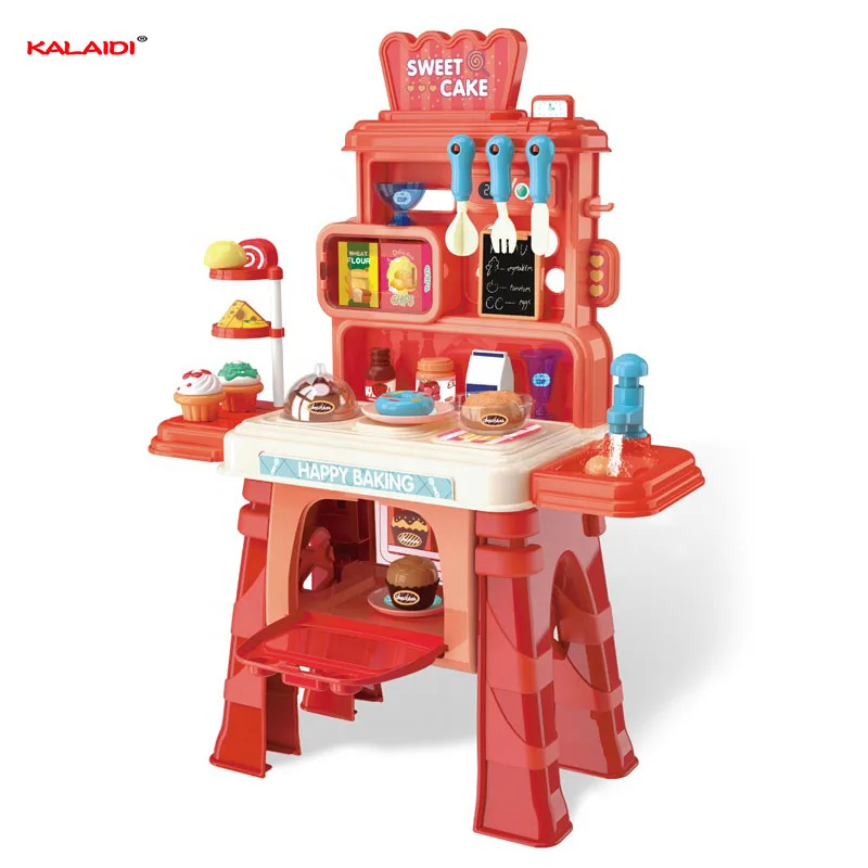 Good Feedback  Pretend Play Cute Pet House Toy Education Pretend Toy kitchen Set Table For Kids