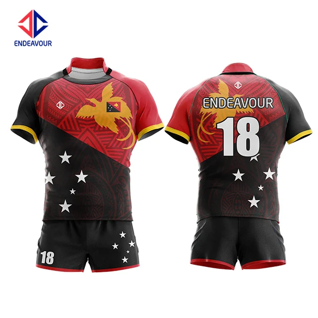 wholesale custom Protective Body rugby polo shirt jersey sets uniform wear new zealand for sale